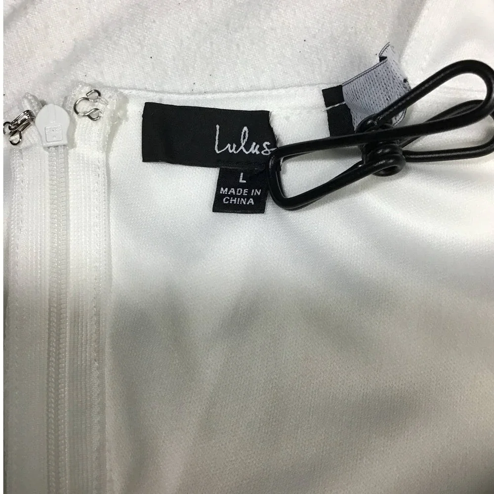 Lulu's White Ruffle Jumpsuit - Picture 5 of 9